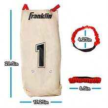 Franklin Sports Franklin Field Day - Juego de Bolsas de Carreras para Saco de Patatas y Bandas de Carreras de 3 Patas Ideal para niños 2 Juegos en 1 - Bronceado - Ver 2