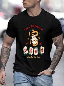 Mens T Shirts, Black Short Sleeve Crew Neck T Shirt, Classic Cotton T Shirt for Men, Soft & Comfortable, Durable, Stylish, Versatile for Daily Commute, Workout Sessions, Night Outings, and Holiday Festivities, Premium Cotton Construction Ensures Maximum Durability, Classic Crew Neck Design Complements Any Look, A Wardrobe Staple - Negro - Ver 3