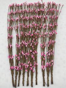 10/20pcs Berry Garland, Flexible Artificial Christmas Holly Berry Vine, Winter Berry Garland For Mantle Xmas Tree Window Door Hanging Indoor Outdoor Holiday Decoration - Multicolor - View 5
