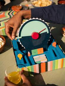 Color Wavelength Telepathy Card Game Multiplayer Interactive Strategy Cooperation Card Game Family Entertainment Card - Multicolor - View 3