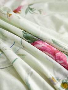 1件牛奶丝面料防滑弹力装饰沙发裙（适合母亲节/婚礼季）花卉印花，柔软清新的彩色大花朵图案，多功能宠物友好型沙发套，4种尺寸可选，1/2/3/4座，四季皆宜 - 彩色 - 查看 11