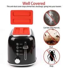 1 pieza Cubierta de silicona para máquina de hacer pan, tapa superior ancha para máquina de pan eléctrica, mantiene la cocina limpia - Multicolor - Ver 4