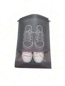 1/5PCS Shoe Storage Bag Wardrobe Organizer Non-Woven Shoe Bag Travel Tote Bag Waterproof Bag Clothing Classification Bag - Grey - View 11