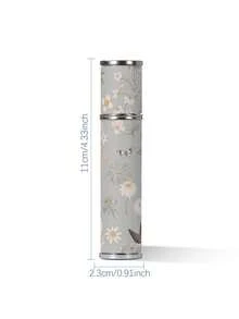 1件 10ML 花鳥印花玻璃香水瓶，高端便攜旅行噴霧瓶，迷你香水，旅行瓶套裝 - 查看 3