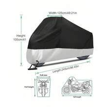 Waterproof Cover For Motorcycle And Bicycle, Rainproof And Dustproof - A - View 5