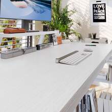 Devoko Home Office Desks - White - View 7