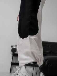 Men's Retro Banknote Print Summer Pants - Black - View 7