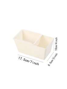 2-Layer Snack Box, Home Living Room Dried Fruit Tray, Compartment Lid Candy Sunflower Seed Storage Box - View 14