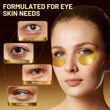 Eye Patches, Collagen Eye Masks, For Puffy Eyes And Dark Circles, 60-Piece Eye Patch Skincare Product - 黃金眼膜 - 查看 9
