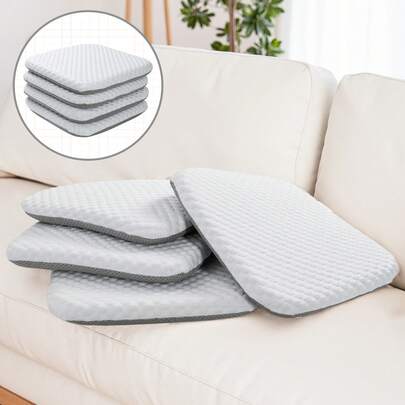 1 chiếc đệm ngồi chống trượt, thoáng khí, làm từ mút hoạt tính siêu mềm với vỏ có khóa kéo tháo rời, phù hợp cho xe hơi, văn phòng, ghế ăn, xe lăn, mang lại sự thoải mái và thoáng khí khi ngồi lâu.