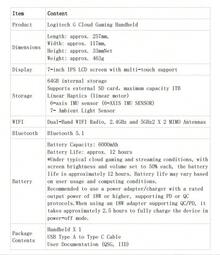 Logitech The CLOUD Cloud Handheld Game Console Features A 7-Inch High-Definition Touchscreen, Wireless Bluetooth Connectivity, And Is Lightweight, Portable, Has A Long Battery Life, Stereo Sound, Smooth Gameplay, And An Ergonomic Design. - View 11
