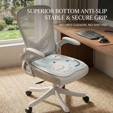 Summer Cooling Gel Seat Cushion Cute Cartoon Print Honeycomb Breathable Seat Pad Soft Elastic Office Chair Pad For Long Sitting Home Car Use Comfortable Cool Seat Cushion - Chú cún con đáng yêu - Xem 5