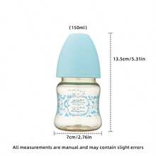 1 bình sữa chống đầy hơi PPSU, núm vú silicon, chống rơi vỡ và chịu nhiệt, đường kính bình 5cm, thích hợp cho bé sử dụng hàng ngày. - Nhiều màu - Xem 2