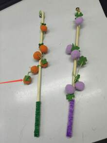 木制逗猫棒玩具，耐用耐咬，猫咪自娱自乐解闷工具，幼猫用品 - 查看 9