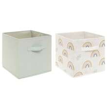 Atmosphera Set Of 2 Green Children's Storage Boxes - Green - View 1