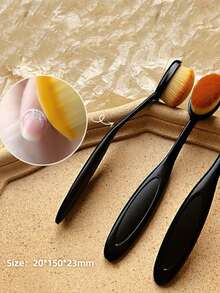 3支/1支装指甲清洁刷，美甲工具，预处理除尘刷，软毛牙刷式指甲刷，细毛刷，指甲刷美甲用品 - 彩色 - 查看 10