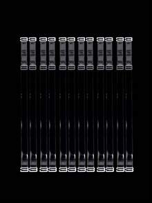 10Pcs Clear Bra Straps Invisible Adjustable Bra Strap Transparent Bra Straps Non-Slip Shoulder Strap For Women - Multicolor - View 9