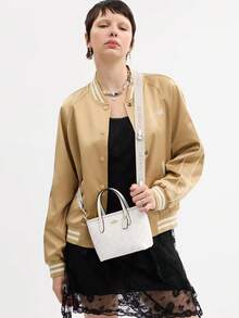 Coach Women's City Mini 15-Inch Crossbody Handbag With Detachable Wide Strap - White - View 2