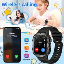 1.83 Inch Kids Smart Watch, Supports Notification Reminder, Fitness Tracking, Pedometer, Calorie Calculation, Multiple Sports Modes, Customizable Watch Faces, Multi-Language, Music Player, Perfect Smart Watch For Boys And Girls Daily Use - Multicolor - View 4
