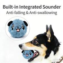 Bóng nảy mềm mại có âm thanh, đồ chơi nhai nảy cao, bóng đồ chơi cho chó cỡ vừa/nhỏ, bóng đồ chơi cho thú cưng nhỏ, lớp lót vải không dệt và cao su, quà tặng cho thú cưng, thích hợp cho chó và mèo. - Nhiều màu - Xem 4