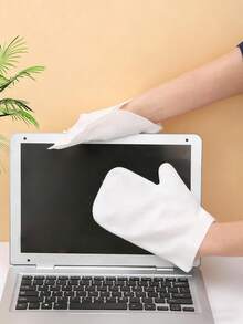 10/30pcs Disposable Dust-Free Gloves, Lightweight & Easy To Clean, Effectively Absorb Hair And Dust, Suitable For Kitchen/Bathroom/Living Room/Window Cleaning - Gloves - View 8