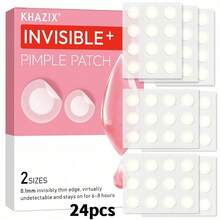 104片装祛痘贴，水胶体面部祛痘贴，遮瑕膏，防水防汗 - 圓形 - 查看 3