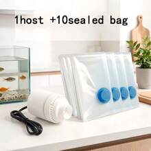 SOKANY 1台电动真空泵，真空压缩袋，长时间吸力不发热，运行稳定，真空储存袋，气泵 - 白色 - 查看 10