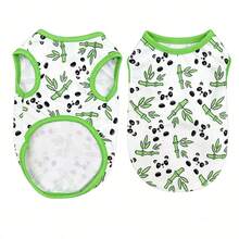 1 Peça Colete para Animais de Estimação, Macio, Respirável e Confortável para Todas as Estações, Colete Versátil e Minimalista para Cães/Gatos - Verde - Visão 10