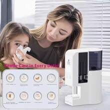 Hot Towel Dispenser Automatic Warm Towel Dispenser Disposable Towel Heater Dispenser Auto Compressed Towels Wamer 55°C Constant Temperature Voice Alerts 5-Second Warmth 500ml Tank B - B - Ver 4