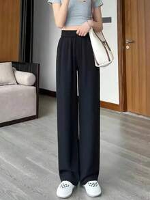 Women Pants - 黑色 - 查看 7