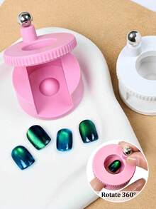 Beautizon Nailartlab Rotating Cat Eye Nail Magnet, 3D Strong Magnetic Tool For Cat Eye Gel Polish, Multi-Function Nail Art Magnet - Multicolor - View 4