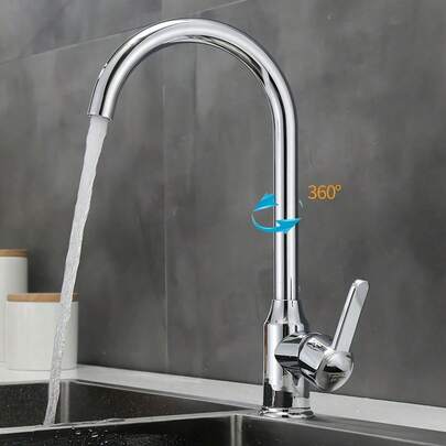 Robinet multifonctionnel en acier inoxydable, rotation flexible à 360° couvrant facilement toute la zone de l'évier, artisanat métallique, économie d'eau, installation rapide, écoulement d'eau lisse et silencieux, sans éclaboussures