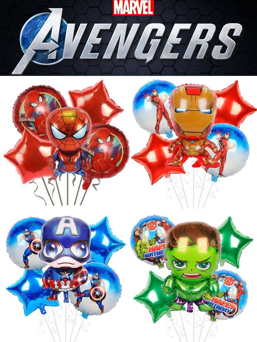 DOBBLE Ballons Party Zubehör Set, Aluminium Folien Ballons, Geburtstags Dekoration Geschenk - A - Übersicht 1