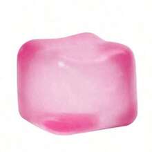 1pcs Stress Relief Cube - A Handheld Desktop Toy, Effectively Relieves Anxiety.Made Of Super Resilient Squeezable Material, Maintains Cubic Shape.Perfect For Classroom Rewards, Party Favors, And Holiday Gifts! - 1PC粉紅色 - 查看 3