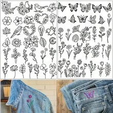 LAMYA Water Soluble Hand Sewing Stabilizers Embroidery Stick And Stitch Embroidery Paper Wash Away Stabilizers,For Embroidery Stabilizers Flower Patterns,For Hand Sewing Lover Beginners.Letter&Flower - Penstabil Jahit Tangan Tongkat Bordir - View 14