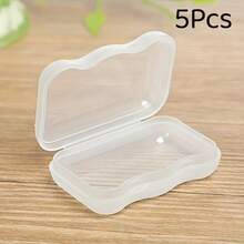 Mini Plastic Storage Box, Transparent Jewelry Box, Portable Earplug & Pill Container With Lid, Multifunctional Storage Box For Jewelry, Beads, Hardware, Small Crafts & Tools - Multicolor - View 14