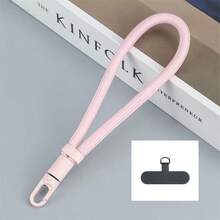 1 Set Alloy Self-Locking Anti-Lost Phone Lanyard, Adjustable Wrist Strap, Versatile Wear As Crossbody, Necklace, Carry Holder, High-End Anti-Lost Accessory - Multicolor - View 9