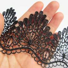Dây ren hoa rộng 7cm, kiểu cổ điển, thích hợp cho thêu vải, đính kết, may vá thủ công, trang trí váy cưới, trang trí tiệc DIY, thêu quần áo, v.v. - Nhiều màu - Xem 13