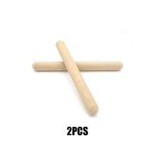 1-32 Pcs Of Classical Wooden Percussion Instruments, 8-Inch Rhythm Natural Hardwood Sticks, Musical Instruments, Musical Instruments, Otamatone, Silicone Finger Sleeves, Clapper Sticks - Multicolor - View 13