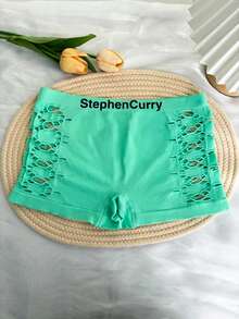 1 chiếc quần lót tùy chỉnh, cạp quần có thể in chữ, tên, lời chúc, ngày kỷ niệm, logo thương hiệu, quần short thể thao chạy bộ/tập yoga không đường may, quần lót thoáng khí khoét lỗ, quần short chống lộ nội y, quà tặng kỷ niệm, sinh nhật cho bạn bè, bạn gái, vợ. - Nhiều màu - Xem 8