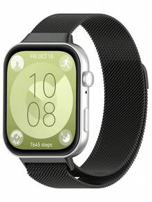 2 buc/set curele negre din silicon și oțel inoxidabil pentru femei și bărbați, compatibile cu Watch FIT 2 3 4 4pro, curea de ceas inteligentă cu cataramă metalică, brățară sport de schimb FIT 2 3 4 4pro, accesorii, curele de ceas premium, curele de ceas pentru ceas inteligent, înlocuire brățară pentru ținută casual zilnică, pentru ținută elegantă zilnică și uz la birou, înlocuire brățară unisex elegantă pentru cadouri de afaceri, cadouri de ziua de naștere, cadouri de Crăciun, cadouri de aniversare, cadouri de sărbători - Negru - Vizualizare 3