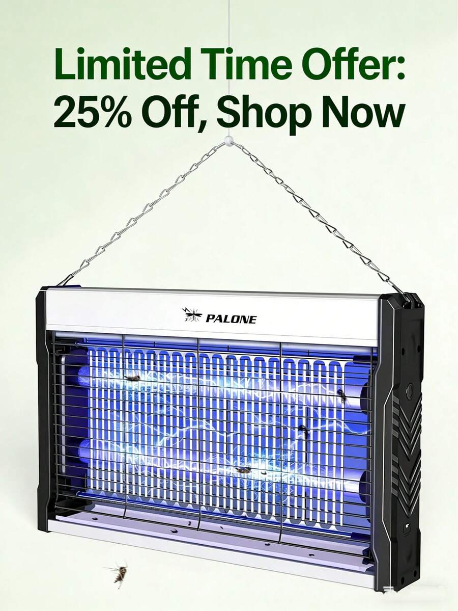 Electric Bug Zapper 3200V Mosquito Zapper Killer Indoor Insect Killer With Hanging Chain Mosquito Trap With Removable Collection Tray USB Electric Bug Zapper Outdoor For Home Office Warehouse - 白色 - 查看 1