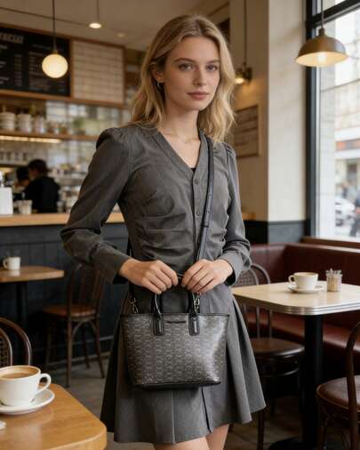 Michael Kors MK Jodie Classical Monogram Logo Tote Bag For Women Shopper Bag Handle Handbag