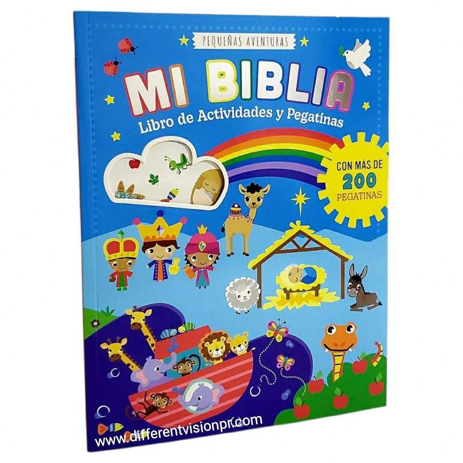 Mi Biblia - Libro de actividades y pegatinas - Con más de 200 pegatinas - Libro único - Ver 1