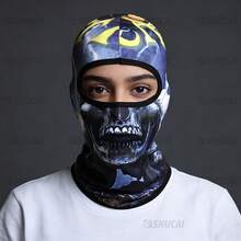 Fabulous Be Xtreme Mặt nạ trùm đầu mùa hè dành cho hoạt động ngoài trời, đạp xe, thoáng khí, nhanh khô, co giãn, thích hợp cho câu cá, leo núi, đi bộ đường dài, chống nắng, in hình đầu lâu, lớp lót mũ bảo hiểm thời trang. - Nhiều màu - Xem 5