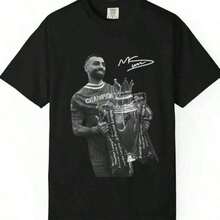 Bukayo Saka Soccer Graphic T-Shirt - Black - View 11