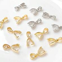 S925 Sterling Silver Pendant Clasp, DIY Necklace Pendant Accessory - Clip - View 1