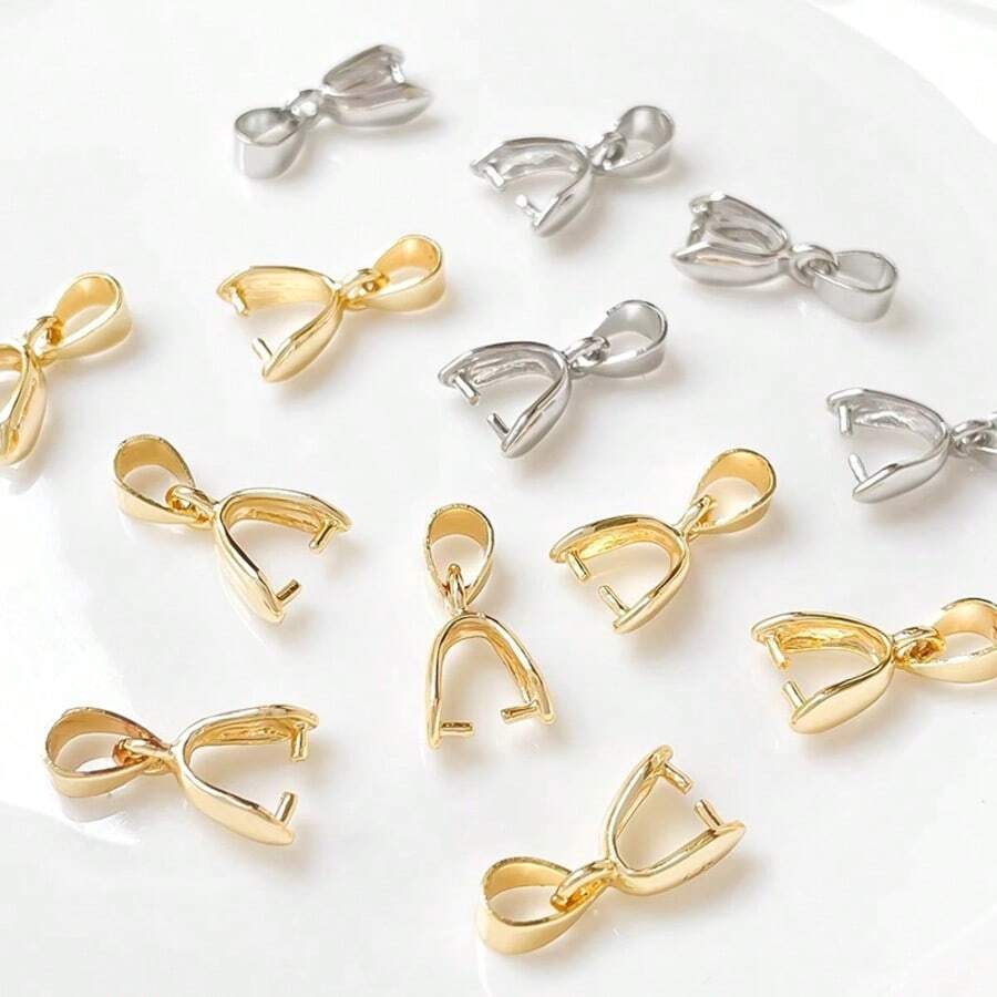 S925 Sterling Silver Pendant Clasp, DIY Necklace Pendant Accessory - Clip - View 1