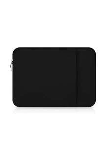 1pc Solid Colored Casual Notebook Laptop Sleeve Case For 11.6/12.5/13.3/14/15.4/15.6/16/17 Inch Laptop, Laptop Bags, Portable Laptop Sleeves - 查看 6
