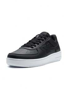 XTEP Black Running Shoes, Fashionable & Versatile Men's Casual Athletic Shoes - Black - View 1
